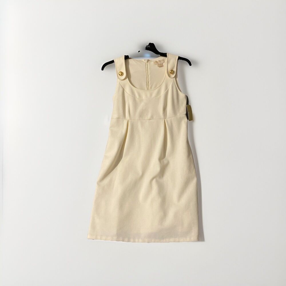 Michael Kors Holiday Dress Cream Size 14